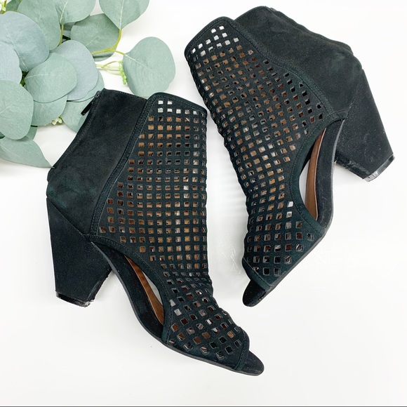Jeffrey Campbell Shoes - Jeffrey Campbell Retain perforated open toe bootie